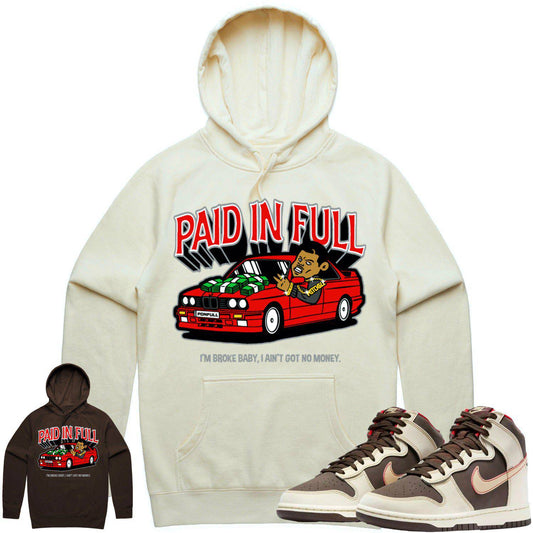 Baroque Brown Dunks Hoodie - Dunks Hoodies - Red Paid