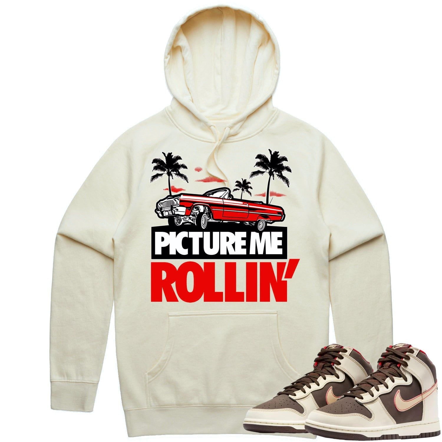 Baroque Brown Dunks Hoodie - Dunks Hoodies - Red Picture