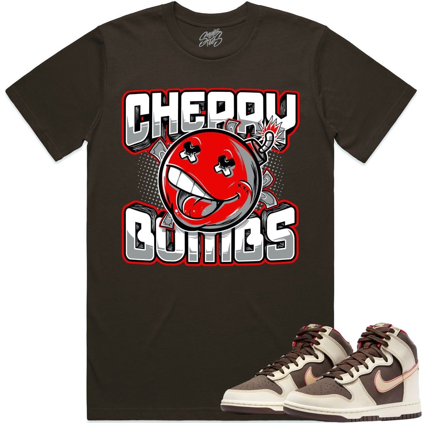 Baroque Brown Dunks Shirt - Brown Dunks Shirts - Cherry Bombs