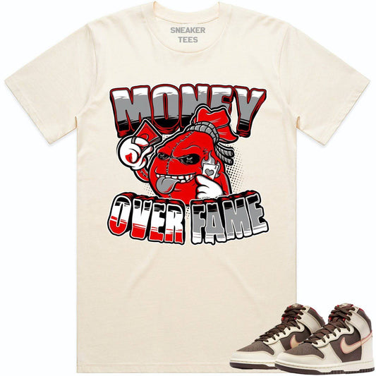 Baroque Brown Dunks Shirt - Brown Dunks Shirts - Red Money over Fame