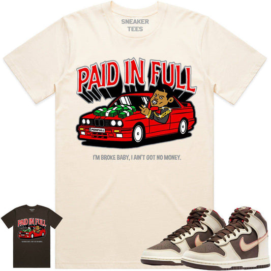 Baroque Brown Dunks Shirt - Brown Dunks Shirts - Red Paid