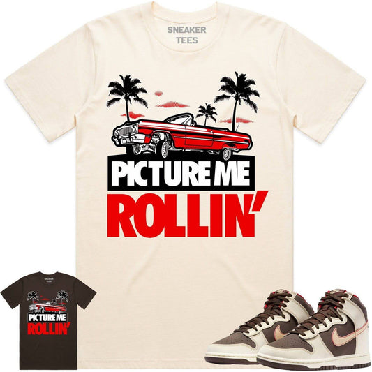 Baroque Brown Dunks Shirt - Brown Dunks Shirts - Red Picture