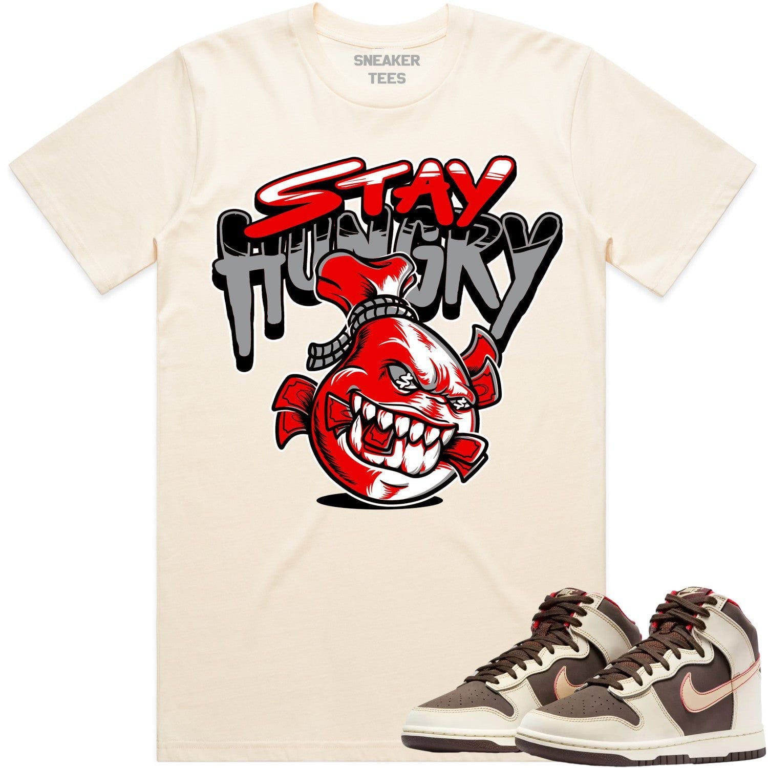 Baroque Brown Dunks Shirt - Brown Dunks Shirts - Red Stay Hungry