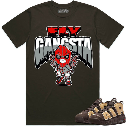 Baroque Brown Uptempo Shirt - Uptempo Sneaker Tees - Fly Gangsta