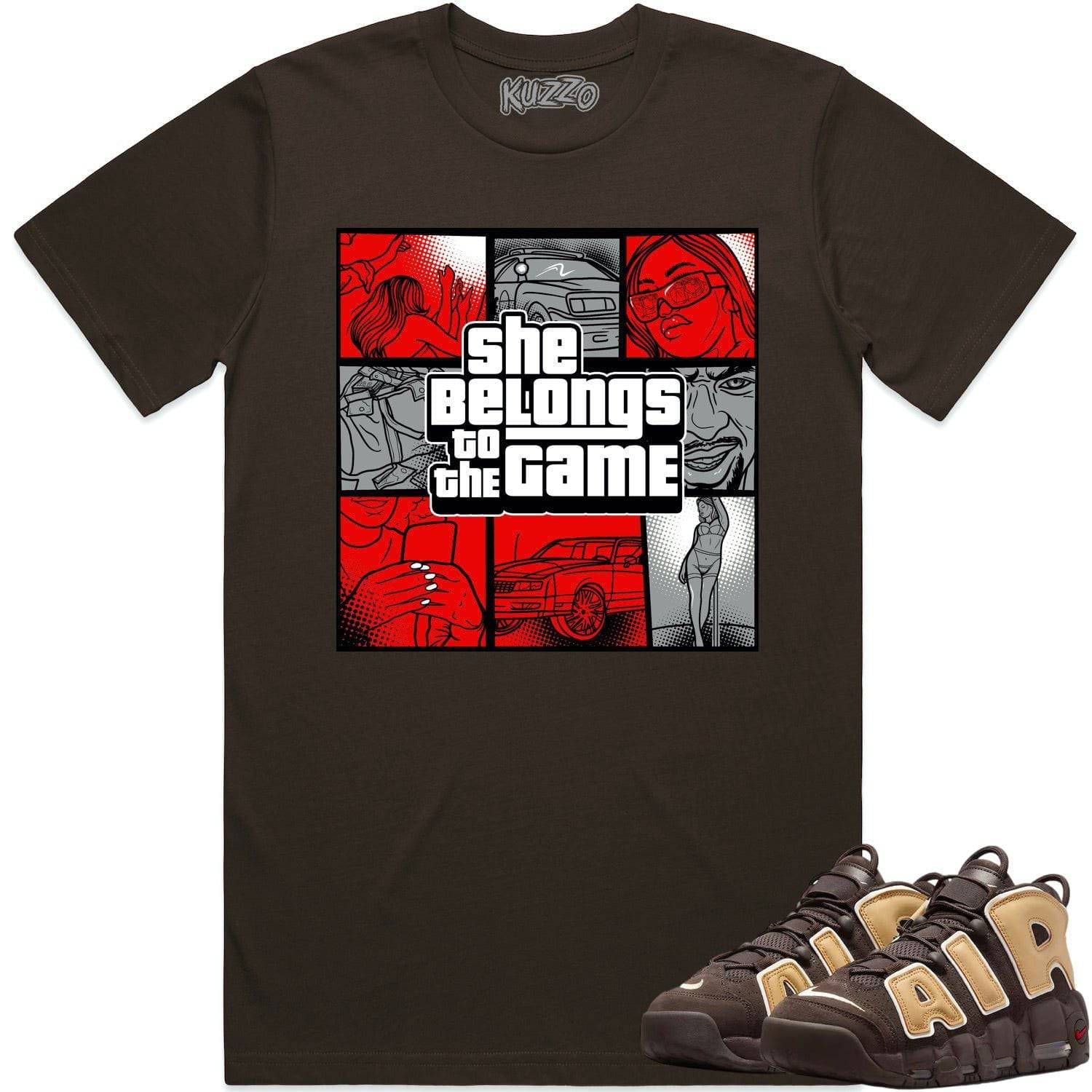 Baroque Brown Uptempo Shirt - Uptempo Sneaker Tees - Game