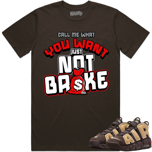 Baroque Brown Uptempo Shirt - Uptempo Sneaker Tees - Not Broke