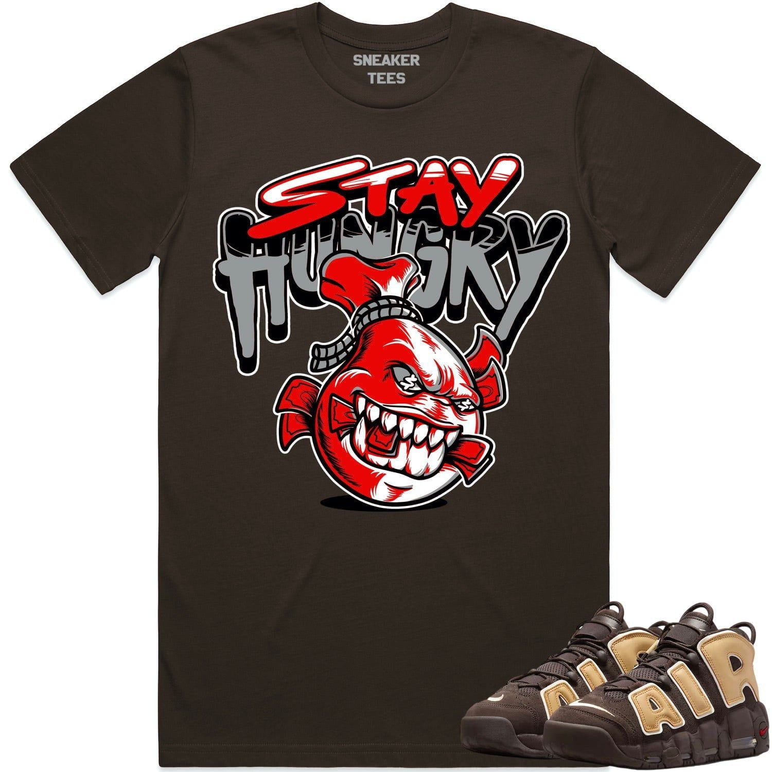 Baroque Brown Uptempo Shirt - Uptempo Sneaker Tees - Stay Hungry