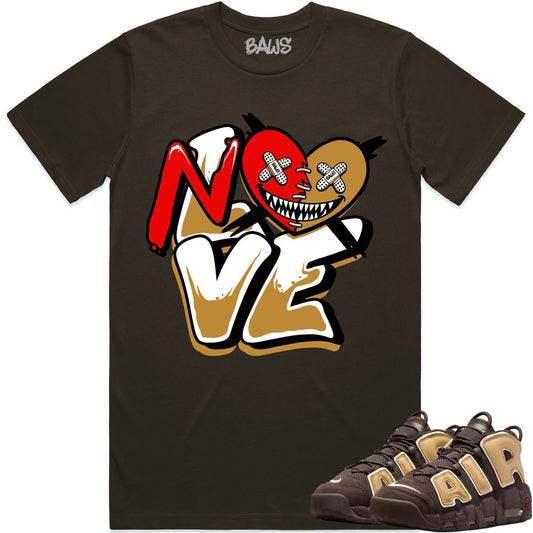 Baroque Brown Uptempo Shirt - Uptempo Sneaker Tees - Wheat No Love