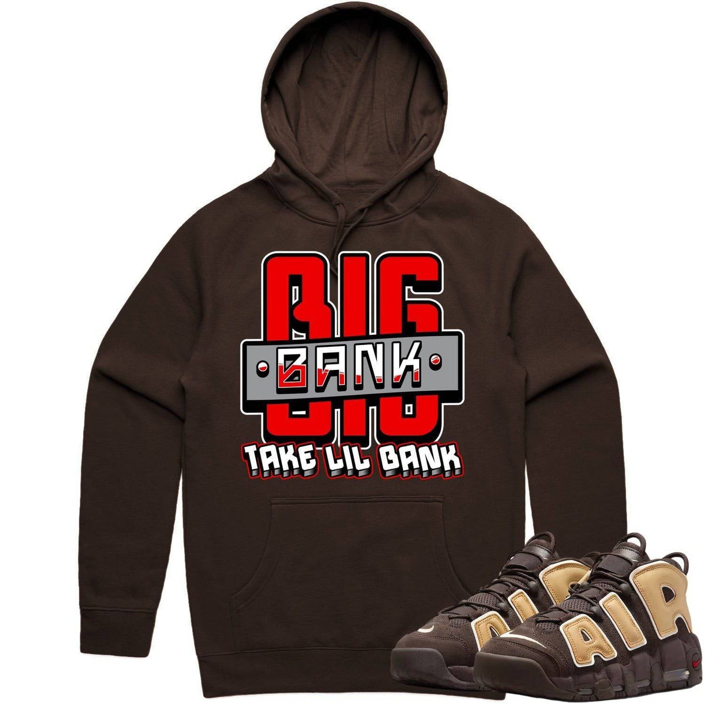 Baroque Brown Uptempos Hoodie - Uptempo Hoodies - Red Big Bank