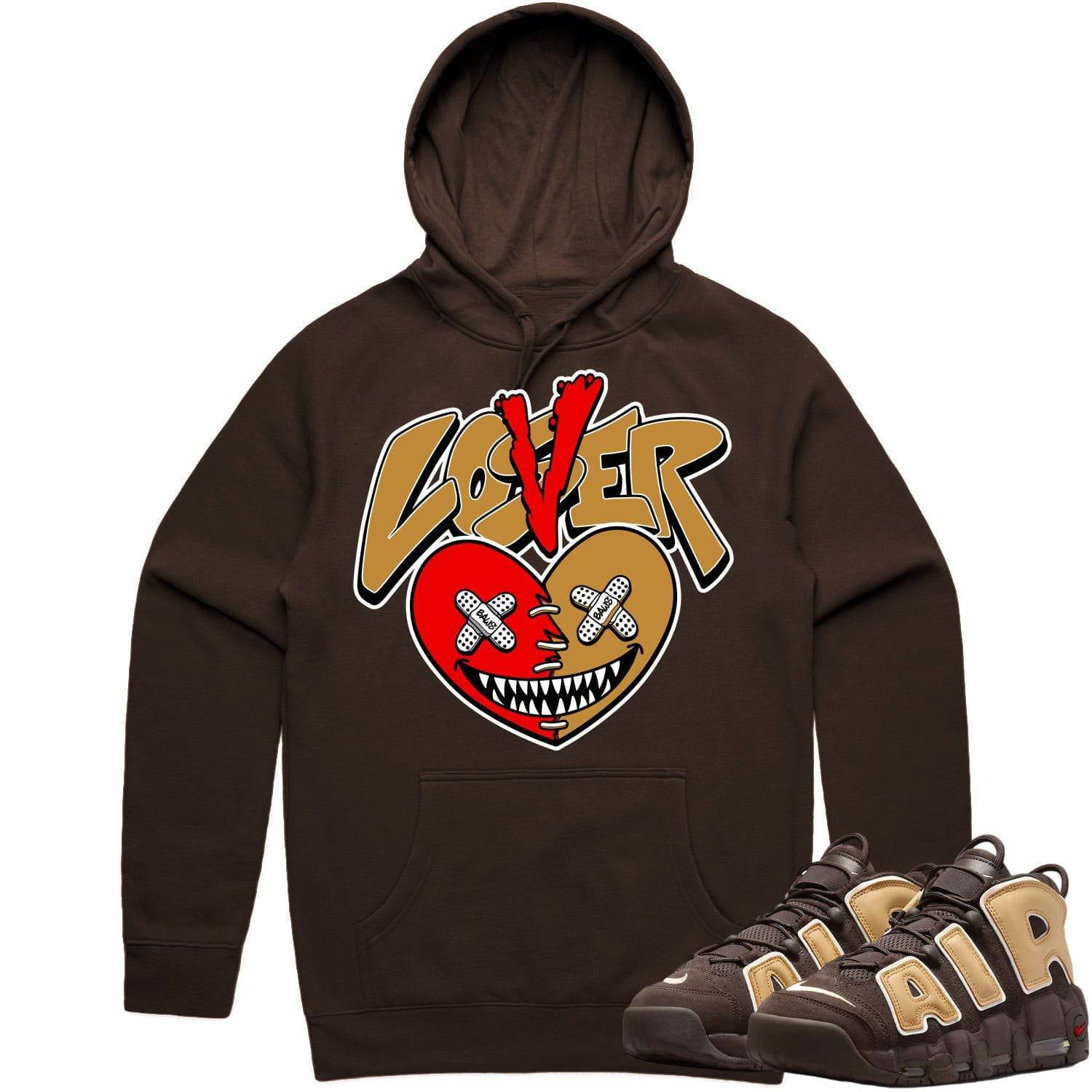 Baroque Brown Uptempos Hoodie - Uptempo Hoodies - Wheat Lover Loser