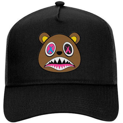 CRAZY BAWS : Black Trucker Hat