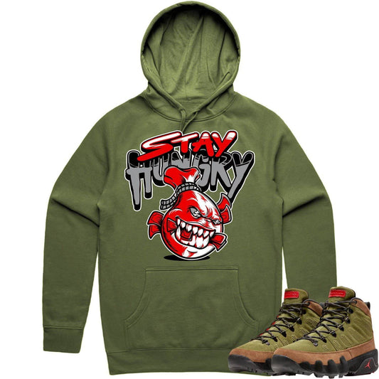 Beef Broccoli 9s Hoodie - Jordan 9 Beef Broccoli Hoodie - Stay Hungry