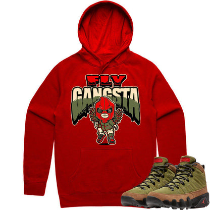 Beef Broccoli 9s Hoodie - Jordan 9 Beef Shirts - Olive Fly Gangsta