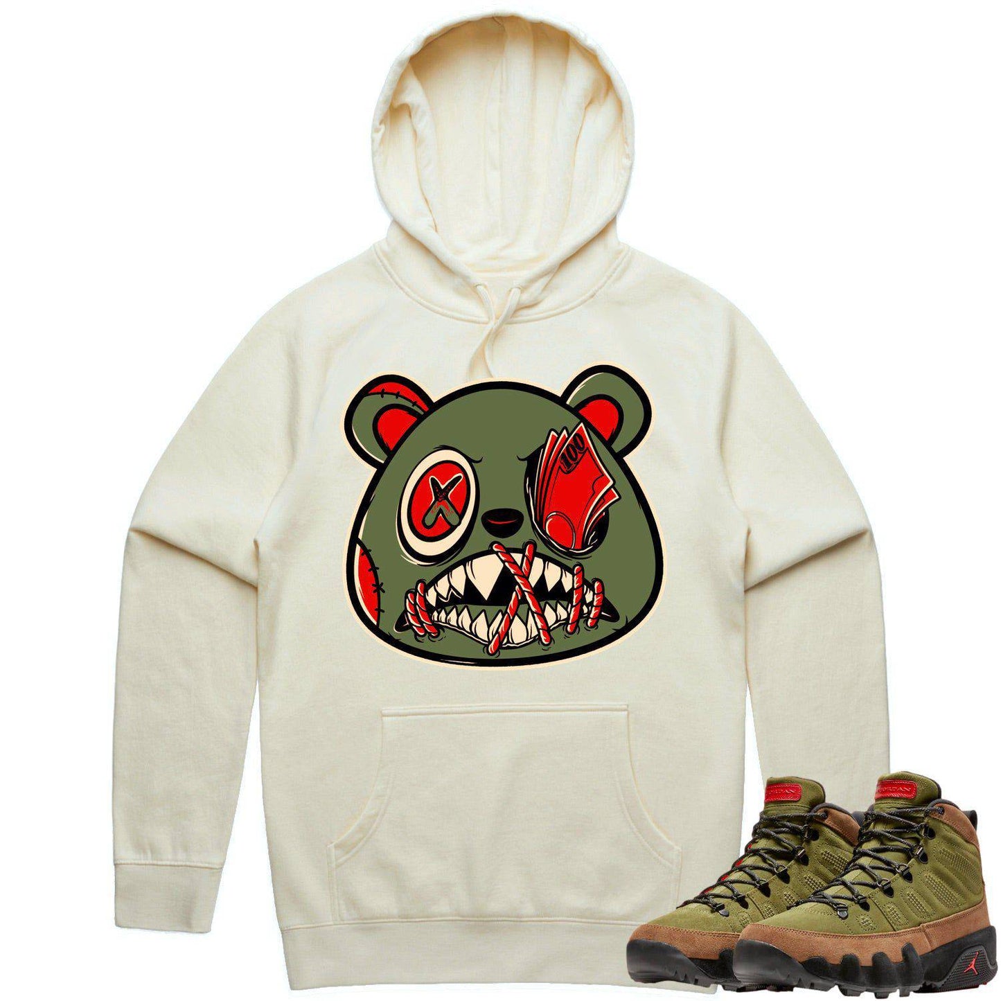 Beef Broccoli 9s Hoodie - Jordan Retro 9 Hoodies - Money Talks Baws