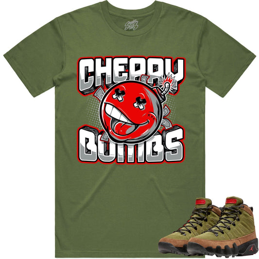 Beef Broccoli 9s Shirt - Jordan 9 Beef Broccoli Shirts - Cherry Bombs