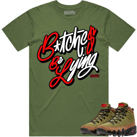 Beef Broccoli 9s Shirt - Jordan 9 Beef Broccoli Shirts - Red BBL