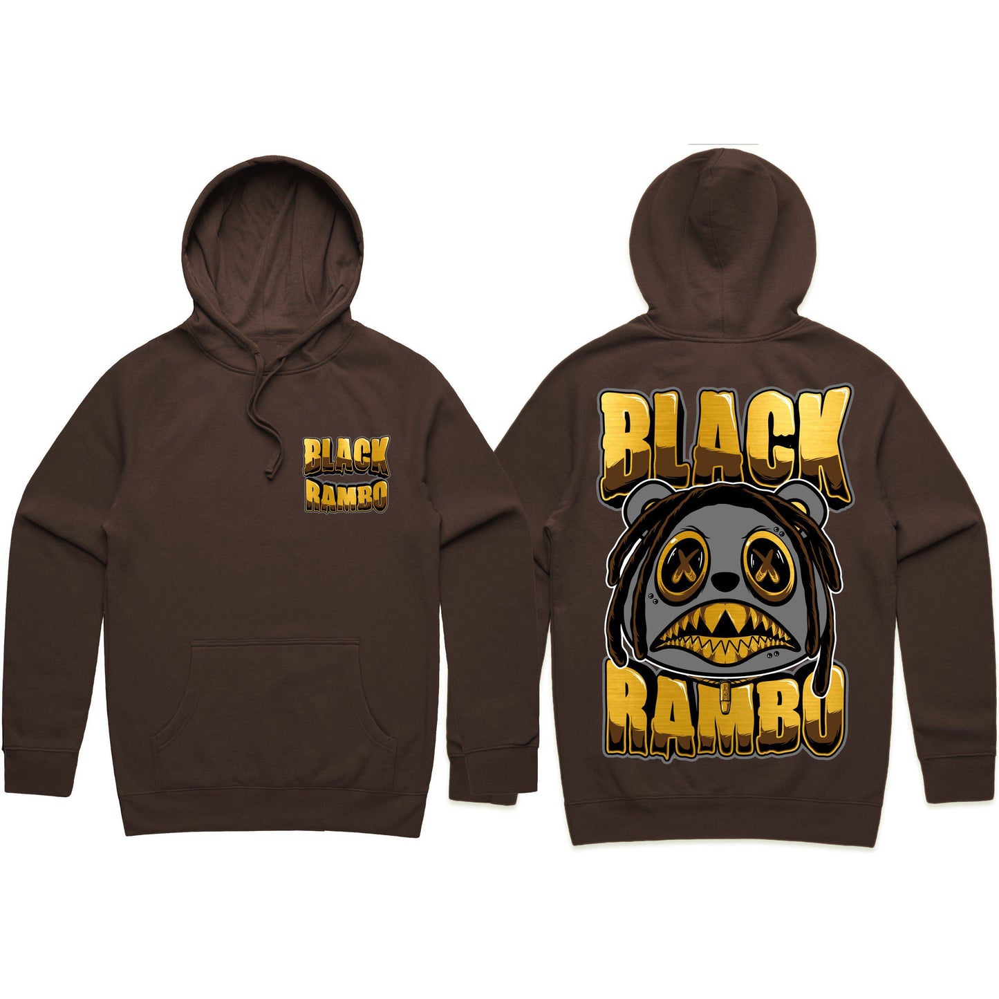 Black Rambo x Baws Collab - Hoodies