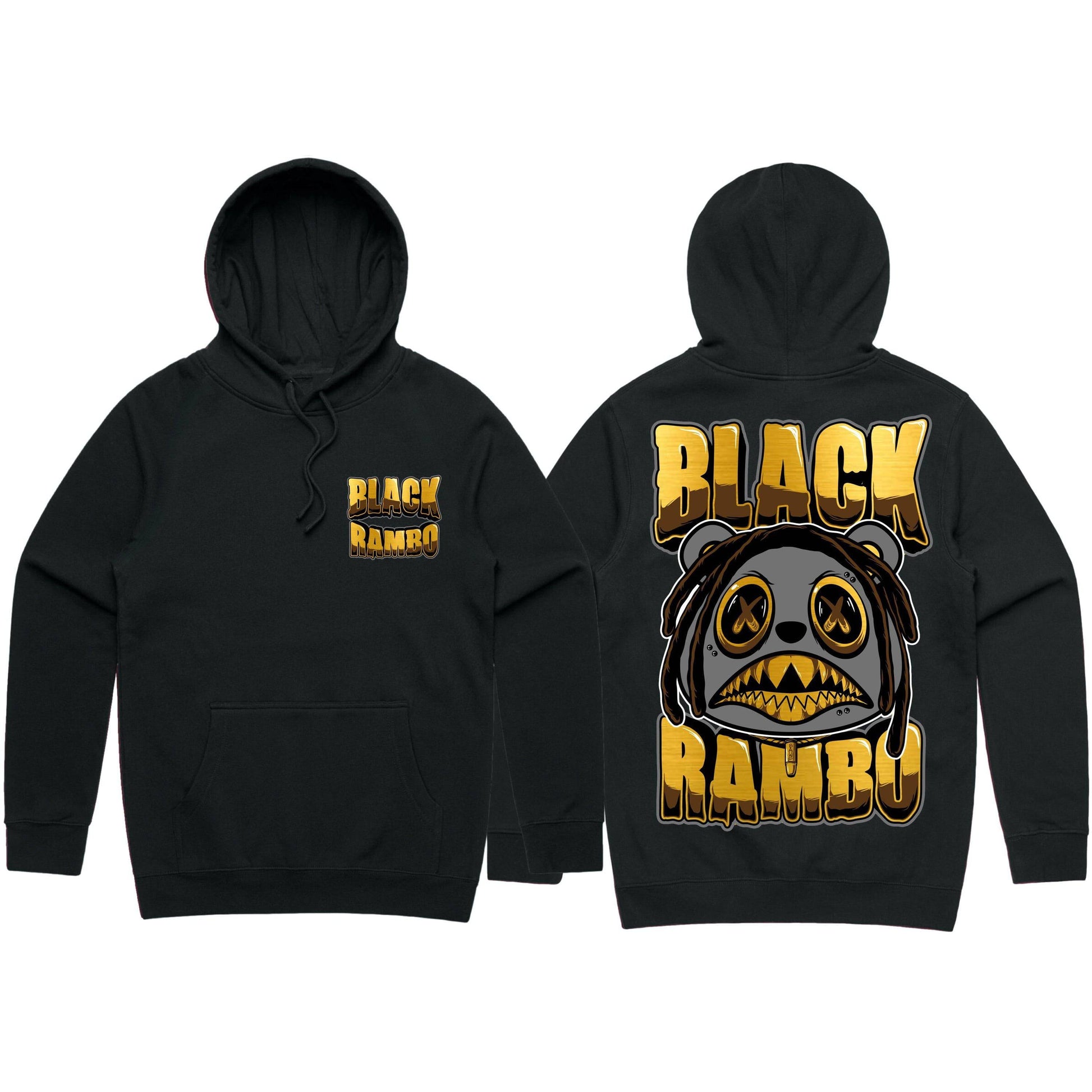 Black Rambo x Baws Collab - Hoodies