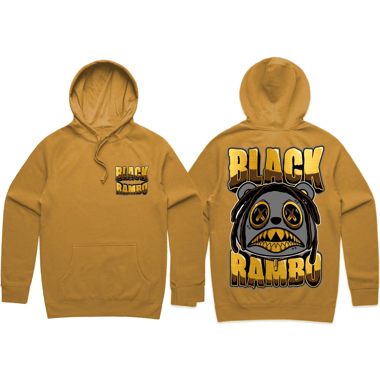 Black Rambo x Baws Collab - Hoodies