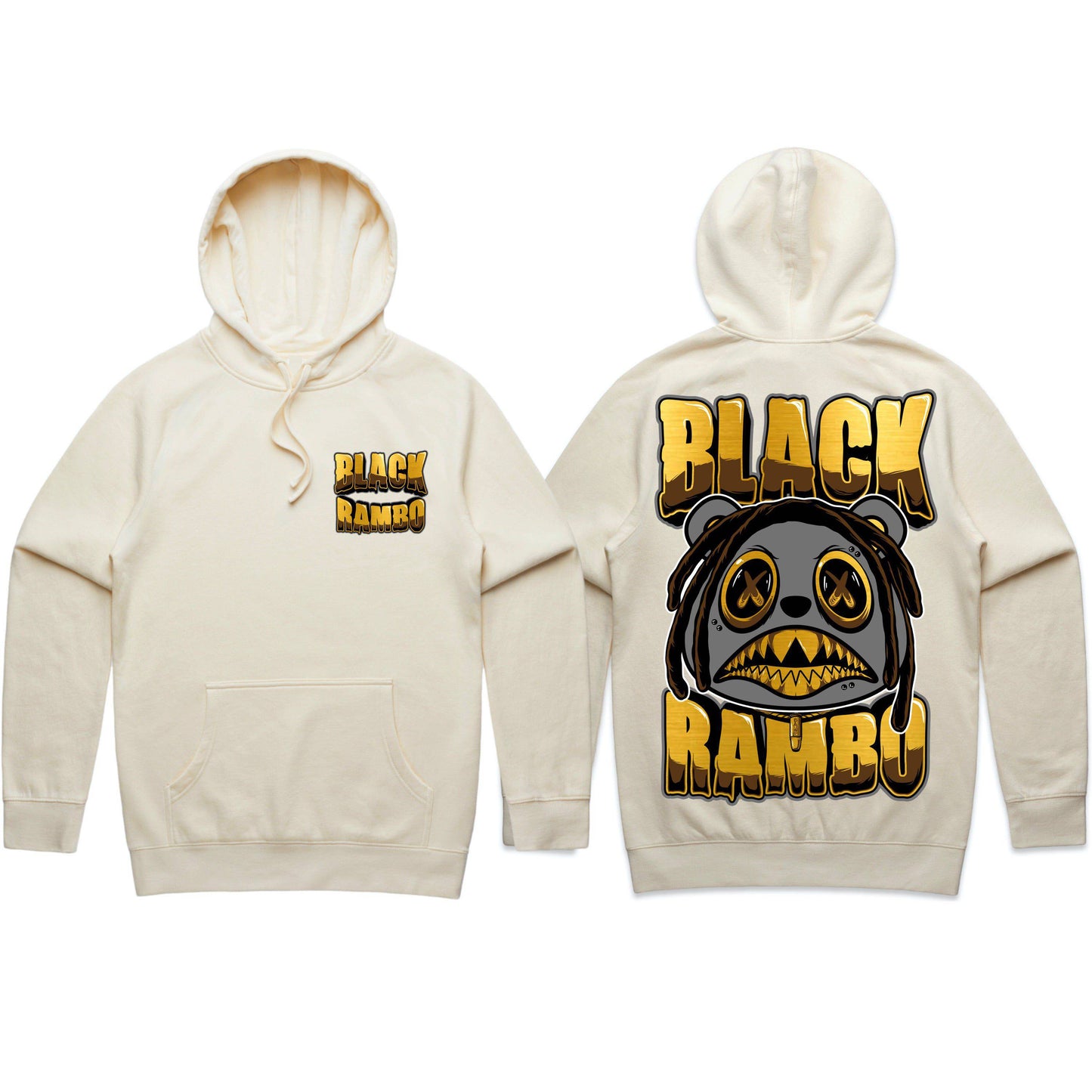 Black Rambo x Baws Collab - Hoodies