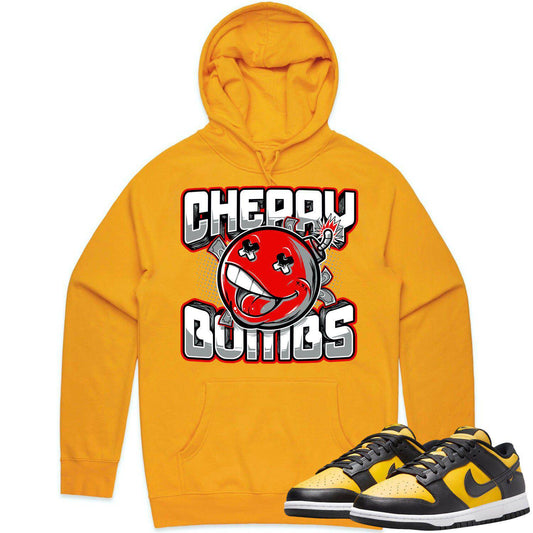 Black University Gold Dunks Hoodie - Dunks Hoodies - Cherry Bombs