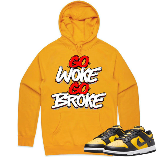 Black University Gold Dunks Hoodie - Dunks Hoodies - Go Woke