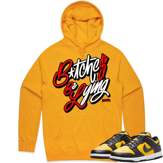 Black University Gold Dunks Hoodie - Dunks Hoodies - Red BBL