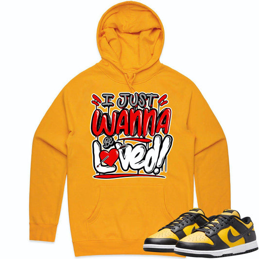 Black University Gold Dunks Hoodie - Dunks Hoodies - Red Loved