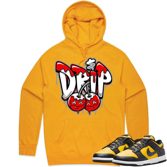 Black University Gold Dunks Hoodie - Dunks Hoodies - Red Money Drip