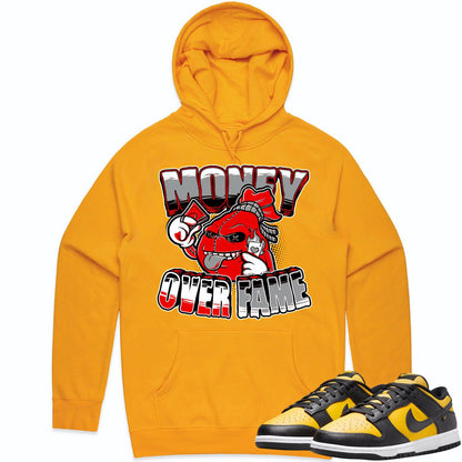 Black University Gold Dunks Hoodie - Dunks Hoodies - Red Money Fame