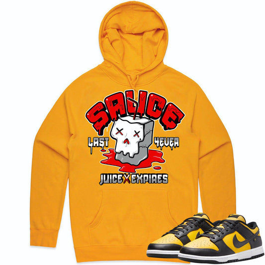 Black University Gold Dunks Hoodie - Dunks Hoodies - Red Sauce