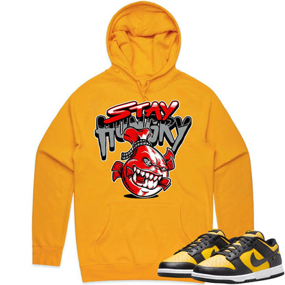 Black University Gold Dunks Hoodie - Dunks Hoodies - Red Stay Hungry