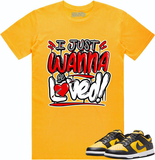 Black University Gold Dunks Shirt - Dunks Sneaker Tees - Red Loved