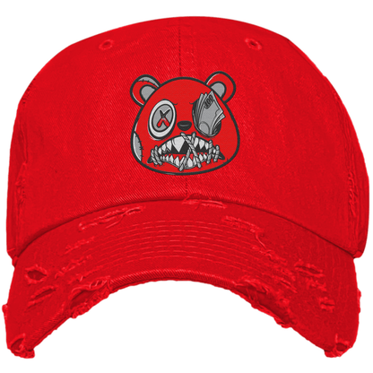 Bred 4s Dad Hat - Jordan 4 Bred Reimagined Hats - Red Money Talks