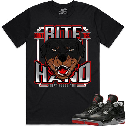 Bred 4s Shirt - Jordan 4 Bred Reimagined 4s Shirts - Dont Bite