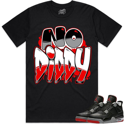 Bred 4s Shirt - Jordan 4 Bred Reimagined 4s Shirts - NoDiddy