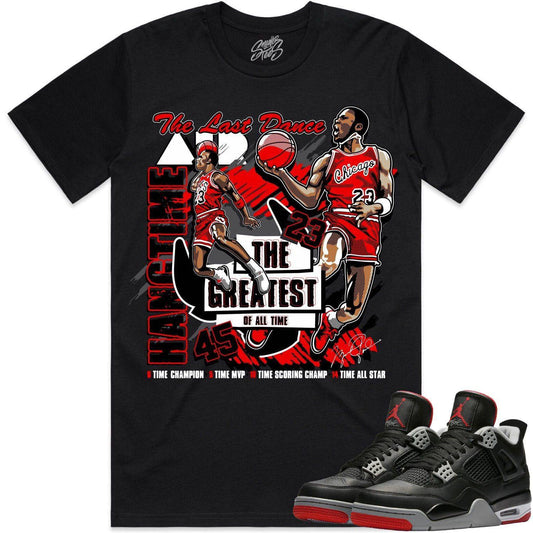 Bred 4s Shirt - Jordan 4 Reimagined Bred Shirts - Hangtime