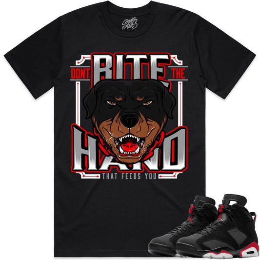 Bred 6s Shirt to Match - Jordan 6 Sneaker Tees - Dont Bite