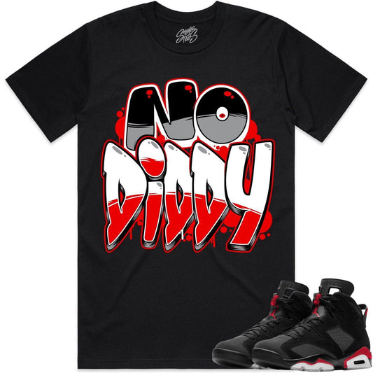 Bred 6s Shirt to Match - Jordan 6 Sneaker Tees - NoDiddy