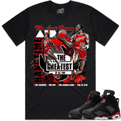 Bred 6s Shirt to Match - Jordan 6 Sneaker Tees - Victory