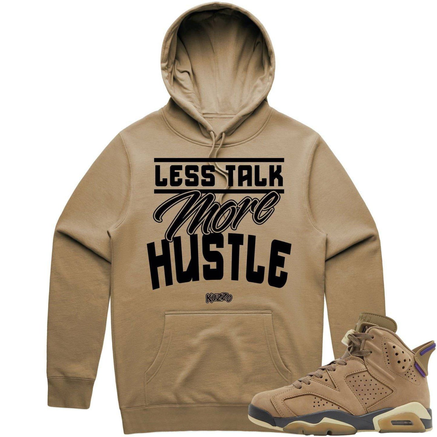 Brown Kelp 6s Hoodie - Jordan 6 Gore Tex Brown Kelp Hoodies - LessTalk