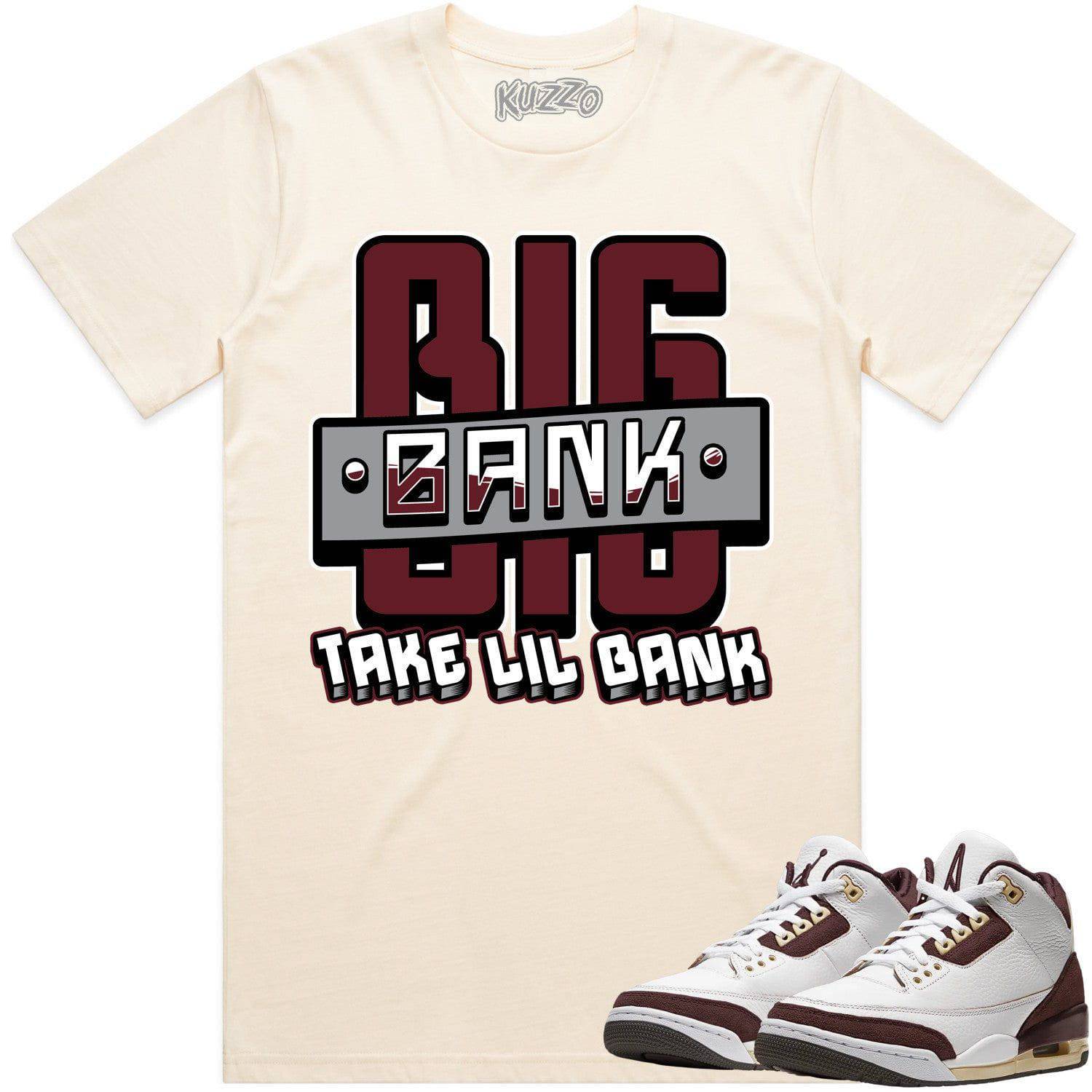 Burgundy 5s Shirt - Jordan Retro 5 Burgundy Shirts - Burgundy Big Bank