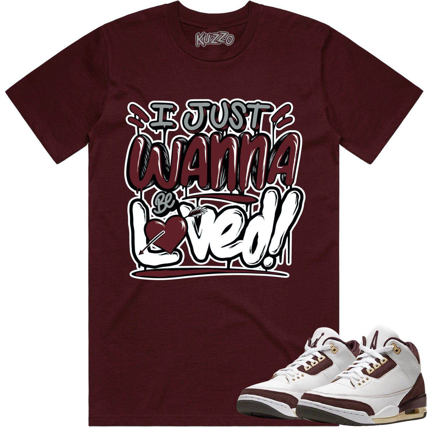 Burgundy 5s Shirt - Jordan Retro 5 Burgundy Shirts - Burgundy Loved