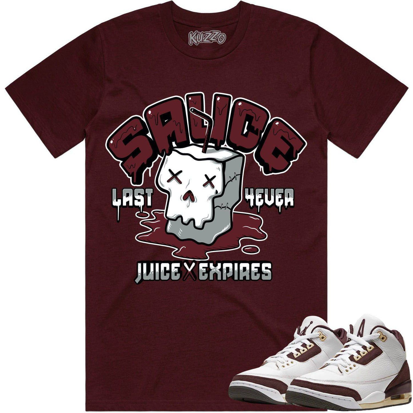 Burgundy 5s Shirt - Jordan Retro 5 Burgundy Shirts - Burgundy Sauce