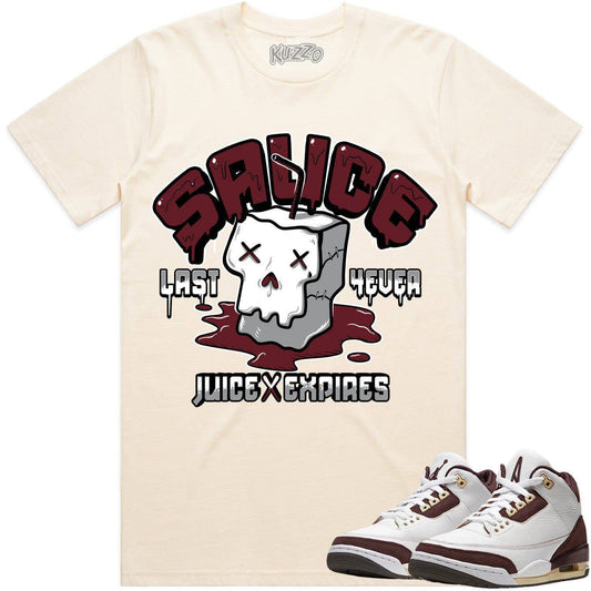 Burgundy 5s Shirt - Jordan Retro 5 Burgundy Shirts - Burgundy Sauce