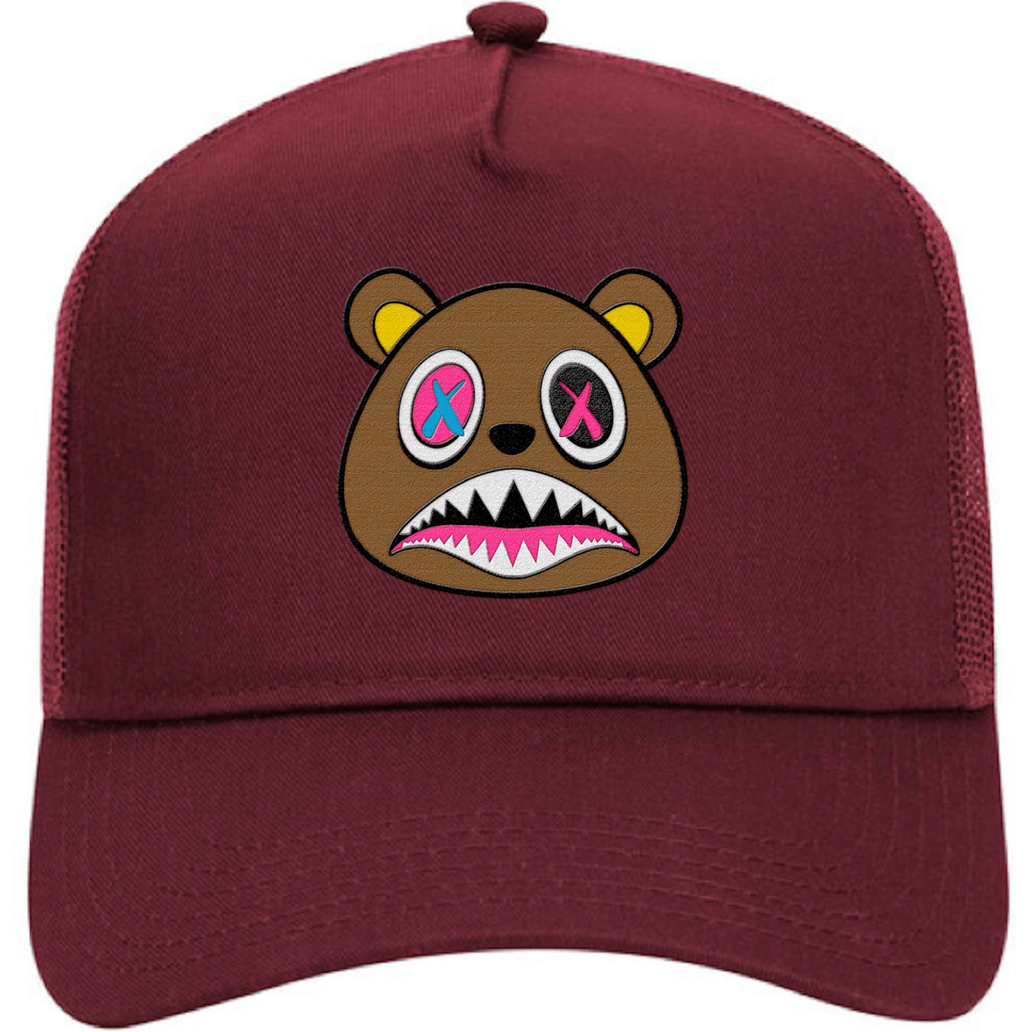 Burgundy 5s Trucker Hats - Jordan 5 Burgundy Hats - Crazy Baws