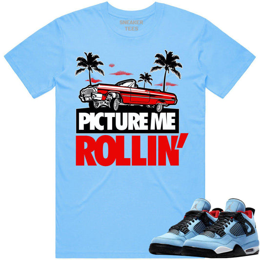 Cactus Jack 4s Shirt - Jordan 4 Travis Scott Shirt - Red Picture