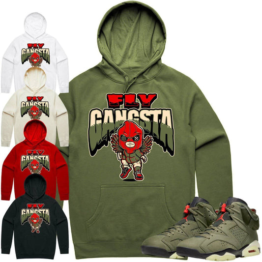 Cactus Jack 6s Hoodie - Jordan 6 Travis Scott Hoodie - Fly Gangsta