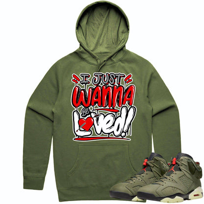 Cactus Jack 6s Hoodie - Jordan 6 Travis Scott Shirts - Red Loved