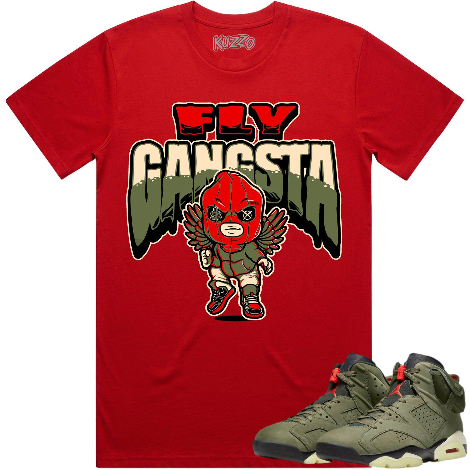 Cactus Jack 6s Shirt - Jordan 6 Travis Scott Shirts - Fly Gangsta